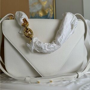 Bottega Veneta White Mount Bag